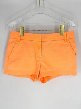 J.Crew Chino Shorts Melon Orange 2 1/2" Inseam Size 6